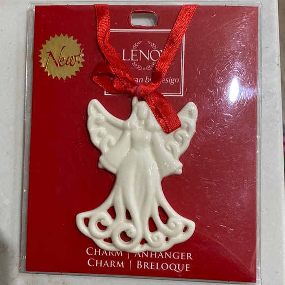 Lenox Holiday New In Original Packaging Lenox Pierced Angel Charm Porcelain Christmas